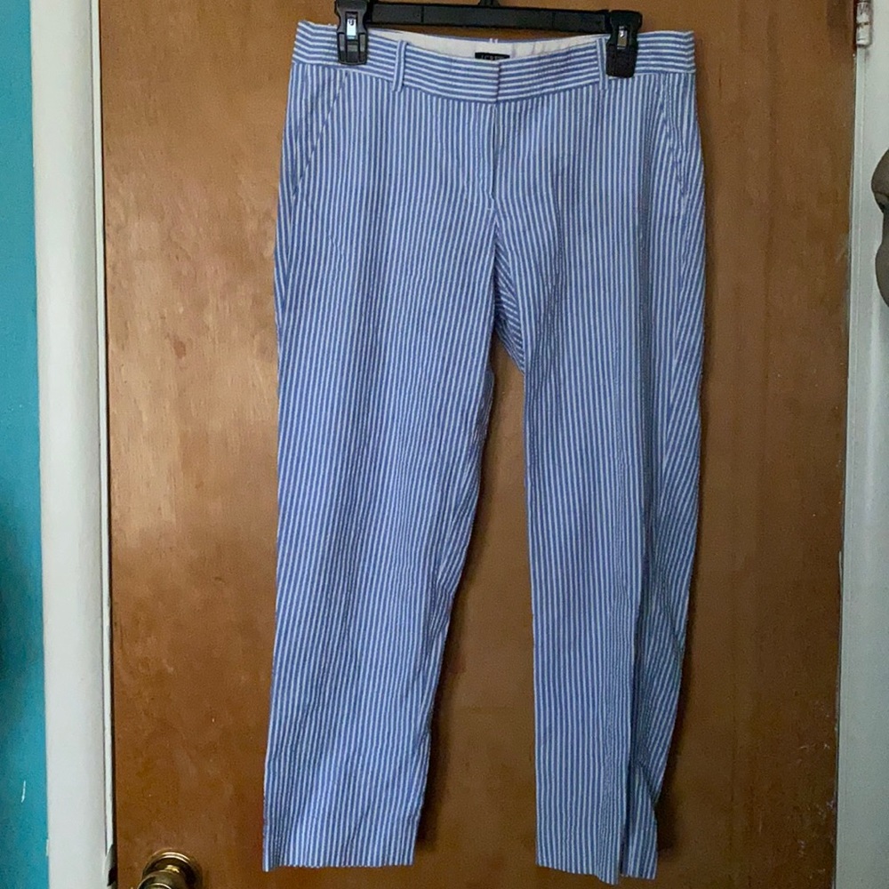 Striped Cropped Pants